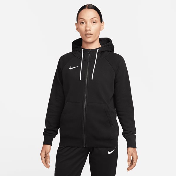 Nike Womens Park 20 Black/White Full Zip Fleece Hoody
